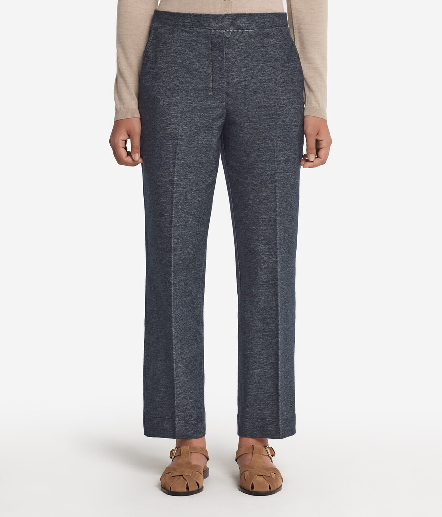 pantaloni in jersey di jeans