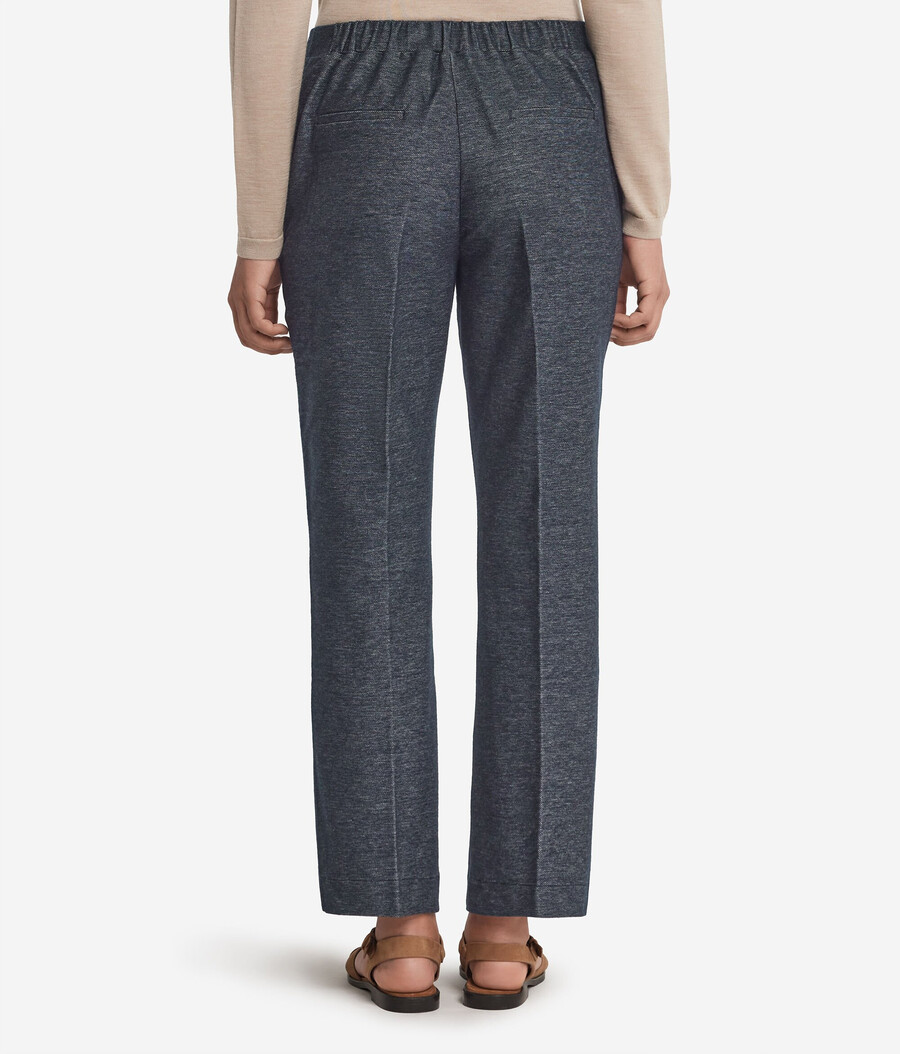 pantaloni in jersey di jeans