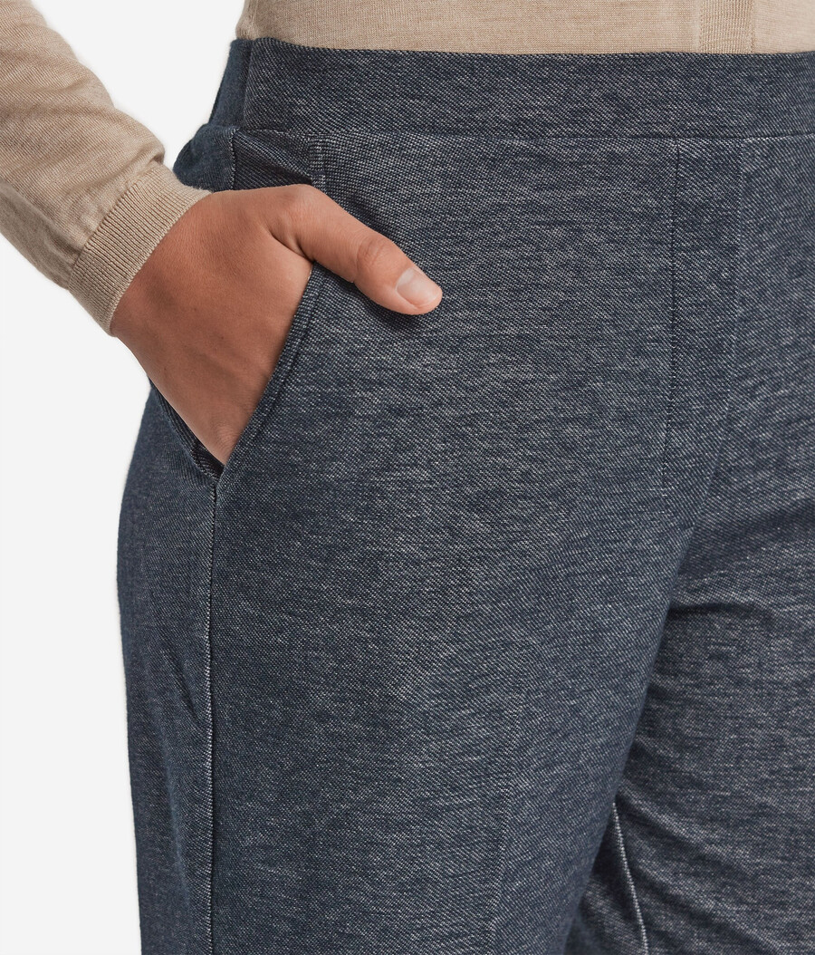 pantaloni in jersey di jeans