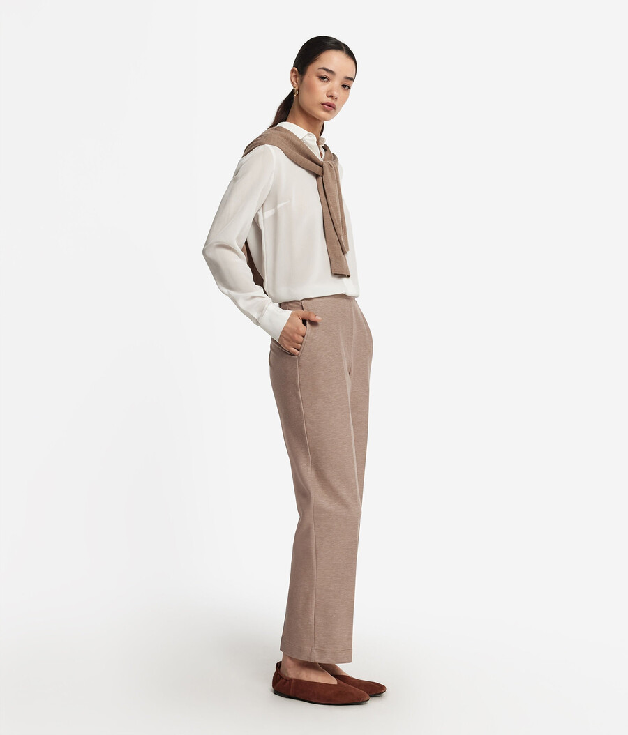 pantaloni in jersey di jeans