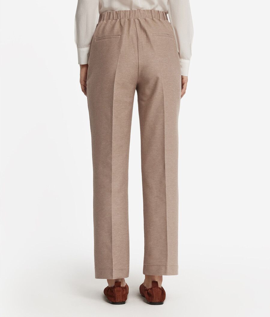 pantaloni in jersey di jeans