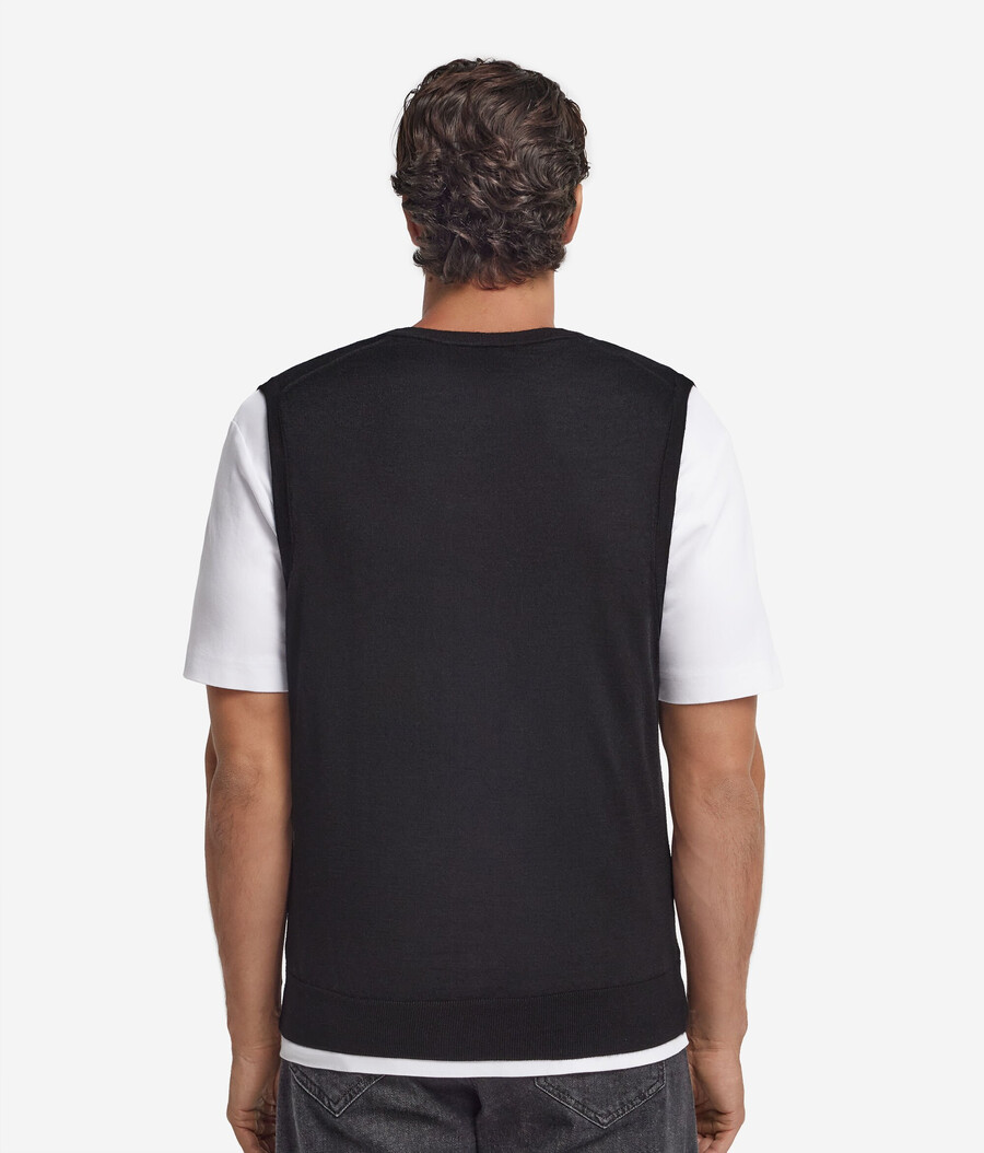gilet in cashmere ultrafine