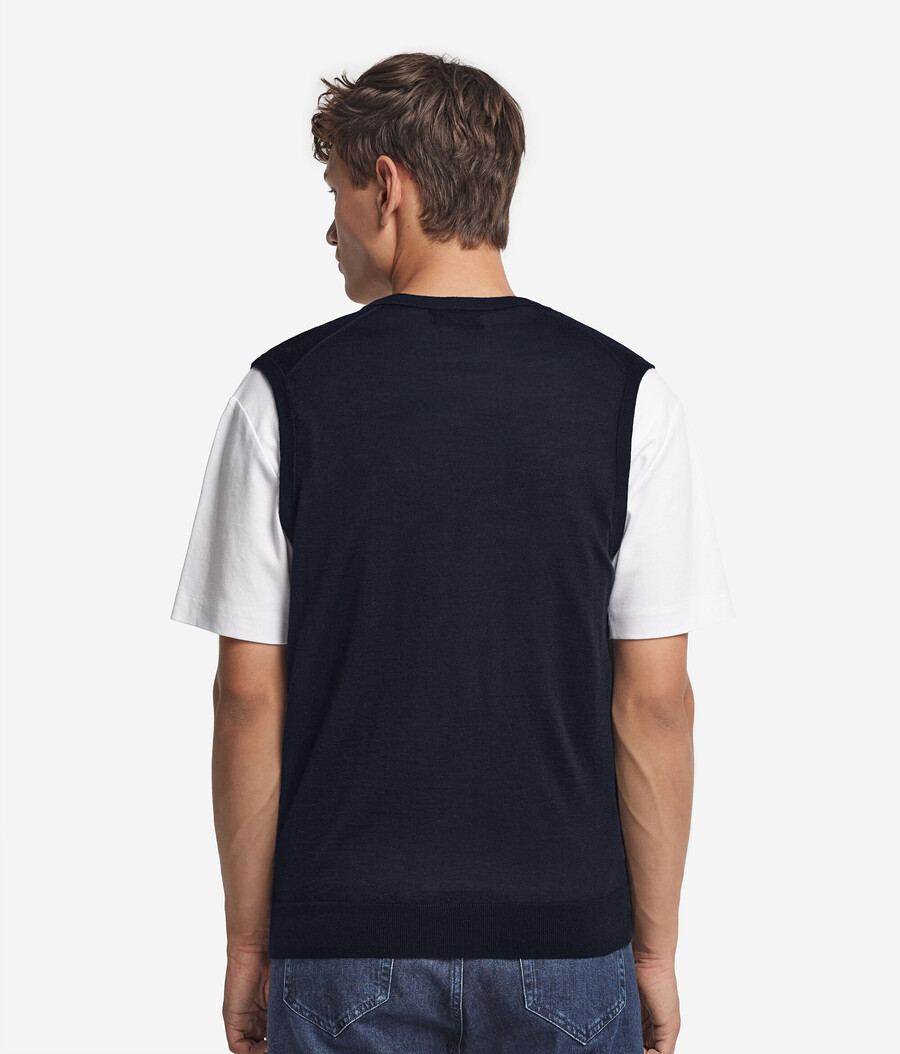 gilet in cashmere ultrafine